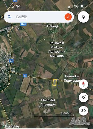 Земеделска земя в Плачи Дол Земли сельхозназначения 48000 кв.м 3 категории | Сельскохозяйственная земля, Сады, Виноградники | Плачидол