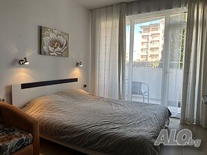 Цената е намалена! 49 900 €! Студио 36 м² в ЦЕНТЪРА на Слънчев бряг! Однокомнатная 36 кв.м Кирпич 2015 г. 1 этаж Первый жилой этаж | Квартиры | Слънчев бряг (курорт)