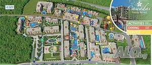 Cascadas Family Resort под наем студиа, с една спалня и с две спални Однокомнатная 35 кв.м Обставленная Не последний этаж | Квартиры, Комнаты | Чайка Слънчев бряг (курорт)