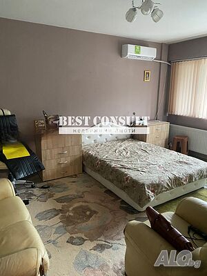 Едностаен обзаведен, ТЕЦ, климатик - Здравец изток, Дойче шуле Однокомнатная 42 кв.м Обставленная Не последний этаж | Квартиры, Комнаты | Здравец Изток Русе