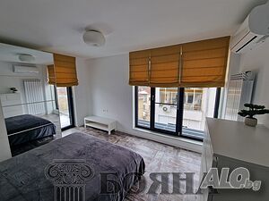 Тристаен, Лукс, Център, 108кв.м, 1300 лева Трехкомнатная 108 кв.м Обставленная Последний этаж | Квартиры, Комнаты | Център Русе