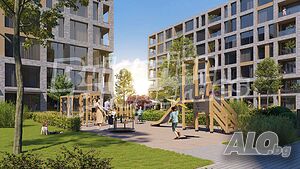 AMur Gardens - висок клас комплекс със зеленина, детска площадка и магазини в Костинброд Однокомнатная 44.5 кв.м Кирпич 2027 г. 2 этаж Не последний | Квартиры | Костинброд