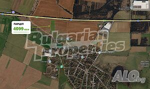 Парцел с лице на главен път Е871 до село Григорево Земли сельхозназначения 4099 кв.м | Сельскохозяйственная земля, Сады, Виноградники | Григорево