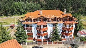 Южен двустаен апартамент в апарт-хотел Ривърсайд/Riverside Двухкомнатная 74.73 кв.м Кирпич 2000 г. 1 этаж Не последний | Квартиры | Маджаре