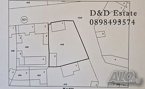 Дворно място Продажа 485 кв.м Под застройку (УПИ) С электричеством Водопровод | Участки под застройку, Инвестиционные проекты | Община Николаево Елхово