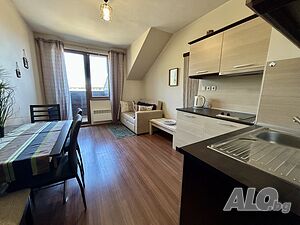 Напълно обзаведено студио в 5* комплекс „Регнум“ - ТОП локация до лифта! Однокомнатная 31 кв.м Кирпич 2007 г. 4 этаж Последний этаж | Квартиры | ски зона Банско