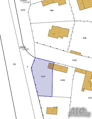 парцел жилищно Продажа 474 кв.м Под застройку (УПИ) С электричеством Водопровод | Участки под застройку, Инвестиционные проекты | в улицата на детската градина Царацово
