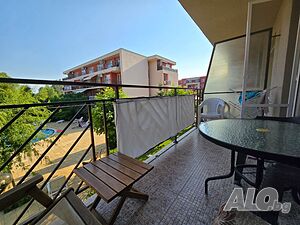 🏖 Студио с изглед към басейн в Holiday Fort, Слънчев бряг 🌴 Однокомнатная 40 кв.м Кирпич 2006 г. 4 этаж Первый жилой этаж | Квартиры | Слънчев бряг (курорт)