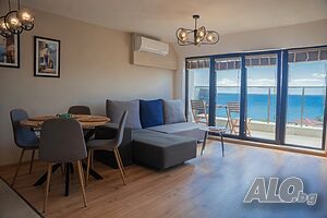 Двустаен апартамент с морска панорама Двухкомнатная 67 кв.м Кирпич 2023 г. 6 этаж Последний этаж | Квартиры | Кабакум (местность)