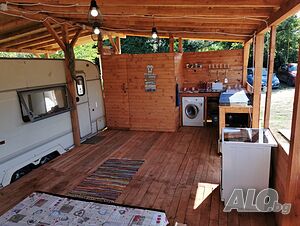 Уют и Комфорт на Брега на Морето - Продава се Луксозна Каравана в Китенския Къмпинг Одноэтажный 60 кв.м РЗП 30 кв.м двор | Дома/Дачи | Китен