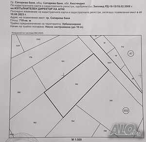 Парцел за продажба в гр. Сапарева Баня, обл. Кюстендил Продажа 719 кв.м Под застройку (УПИ) С электричеством Водопровод | Участки под застройку, Инвестиционные проекты | Сапарева баня