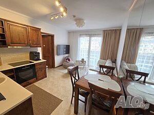 Промоционална цена! Двустаен апартамент с красива гледка за продажба в St Ivan Rilski, Банско Двухкомнатная 93 кв.м Кирпич 2008 г. 4 этаж Последний этаж | Квартиры | Банско