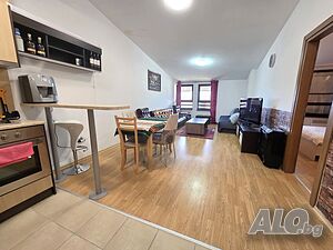 Южен двустаен апартамент с фронтална гледка към Пирин! Двухкомнатная 75 кв.м Кирпич 2010 г. 5 этаж Последний этаж | Квартиры | Банско