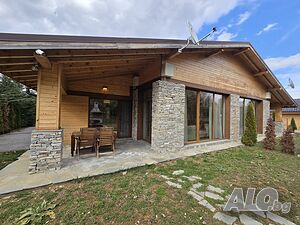 Еднофамилна къща за продажба в затворен комплекс до Пирин голф, район Разлог Одноэтажный 105 кв.м РЗП 340 кв.м двор | Дома/Дачи | Банско