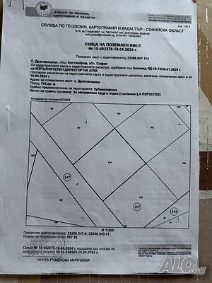 Продавам парцел УПИ, с. Драговищица, Костинброд Продажа 744 кв.м Под застройку (УПИ) Без электричества Собственный источник воды | Участки под застройку, Инвестиционные проекты | Драговищица Костинброд