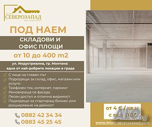Дава под наем гр. Монтана - Широк център 30m² Магазин 30 кв.м | Магазины, Офисы | Център Монтана