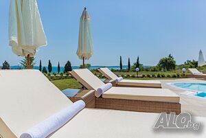 За Лято 2026! Просторен апартамент с гледка море! Двухкомнатная 70 кв.м Обставленная Не последний этаж | Квартиры, Комнаты | Аклади, къмпинг Черноморец Черноморец