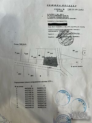 УПИ в село Тънково Продажа 544 кв.м Под застройку (УПИ) С электричеством Водопровод | Участки под застройку, Инвестиционные проекты | Тънково