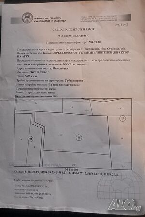 Продавам парцел с. Николаевка Продажа 5673 кв.м Под застройку (УПИ) Без электричества Водопровод | Участки под застройку, Инвестиционные проекты | с. Николаевка Суворово