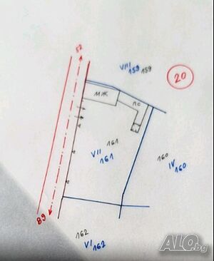 УПИ 1425м2 с къща и стопански постройки Продажа 1425 кв.м Под застройку (УПИ) С электричеством Водопровод | Участки под застройку, Инвестиционные проекты | Навъсен