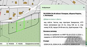 Продава парцел в с. Белащица Продажа 534 кв.м Под застройку (УПИ) С электричеством Собственный источник воды | Участки под застройку, Инвестиционные проекты | м.Ванчова чешма Белащица
