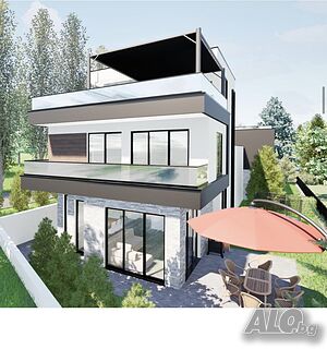 продава къщи в проект Двухэтажный 256 кв.м РЗП 305 кв.м двор | Дома/Дачи | Рударци