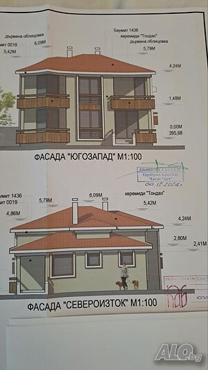 С разрешение за строеж. На уникално място Продажа 600 кв.м Под застройку (УПИ) С электричеством Водопровод | Участки под застройку, Инвестиционные проекты | в.з. Сливен Сливен