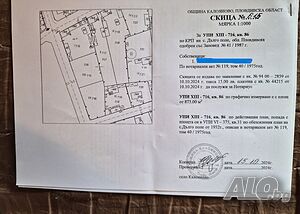 Два парцела по 716 кв.м. или парцел с обща площ от 1 432 кв. м Продажа 1432 кв.м Под застройку (УПИ) Без электричества Без воды | Участки под застройку, Инвестиционные проекты | Дълго поле