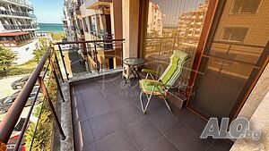 Двустаен апартамент без такса поддръжка на 2ра линия море с морска гледка в стария град на Поморие Двухкомнатная 58 кв.м Кирпич 2008 г. 2 этаж Не последний | Квартиры | Поморие
