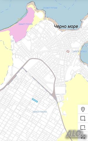 Парцел в местността, Лозята, Продажа 968 кв.м Под застройку (УПИ) С электричеством Водопровод | Участки под застройку, Инвестиционные проекты | Лозята Ахтопол