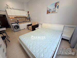 Уютно студио 31м² в Стария град на Поморие, на 100м от плажа Однокомнатная 31 кв.м Кирпич 2015 г. 1 этаж Не последний | Квартиры | Центр Поморие