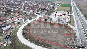 Парцел с лице на магистралата и Царацово Продажа 4000 кв.м Не находится в планировке Без электричества Без воды | Участки под застройку, Инвестиционные проекты | Царацово магистрала Тракия
