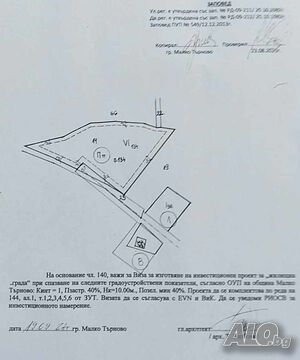 Продава УПИ, 2500 кв.м. в китното с. Младежко, Странджа планина, кинт 1 Продажа 2500 кв.м Под застройку (УПИ) С электричеством Собственный источник воды | Участки под застройку, Инвестиционные проекты | Младежко