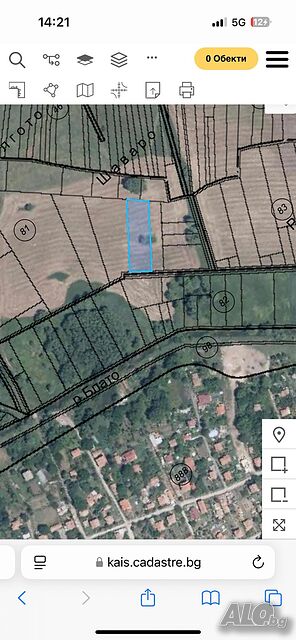 Продавам Земеделска земя в с. Опицвет местност Ръждавица 2692 кв.м. 9-та кат. Земли сельхозназначения 2692 кв.м 9 категории | Сельскохозяйственная земля, Сады, Виноградники | Опицвет