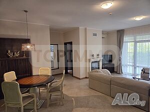 Тристаен апартамент в елитен голф комплекс Thracian Cliffs Golf Resort Трехкомнатная 182 кв.м Кирпич 2007 г. 1 этаж Первый наземный этаж | Квартиры | Топола