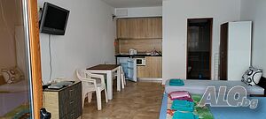 Студио под наем Ателье/Студия 33 кв.м Обставленная Первый наземный этаж | Квартиры, Комнаты | Срещу Аква парк и аптека Стела Приморско