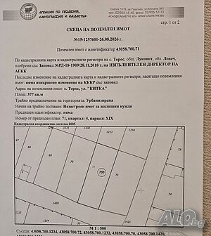 УПИ в регулация! Продажа 377 кв.м Под застройку (УПИ) Без электричества Собственный источник воды | Участки под застройку, Инвестиционные проекты | Торос